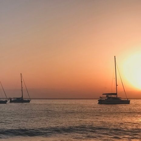 Puesta de sol en catamarán por el sur de Lanzarote