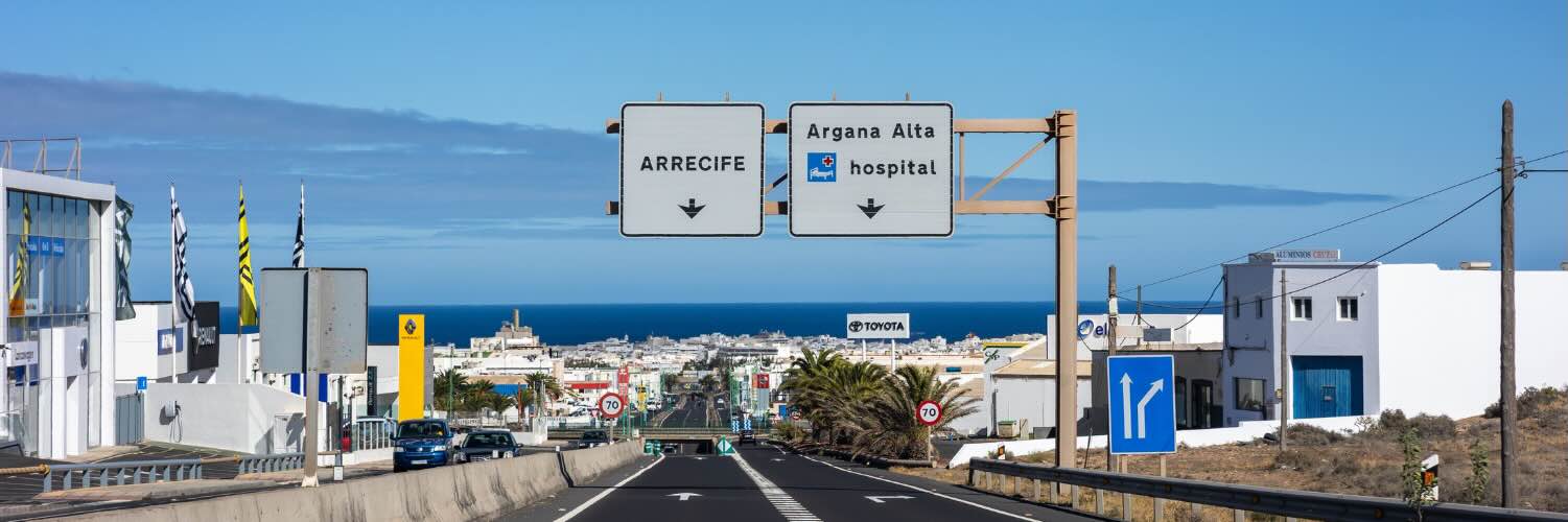 Carretera a Arrecife, Lanzarote